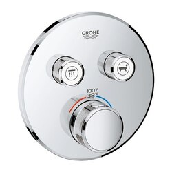 GROHE 29137 GROHTHERM SMARTCONTROL DUAL FUNCTION THERMOSTATIC TRIM WITH CONTROL MODULE