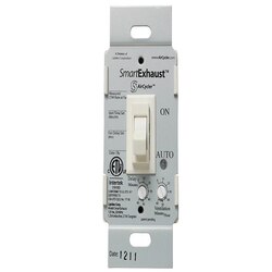 PANASONIC FV-WCPT1-W WHISPERCONTROL SMARTEXHAUST VENTILATION CONTROL WITH FAN/LIGHT SWITCH AND DELAY TIMER IN WHITE