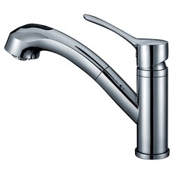 DAWN AB50 3711C SINGLE-LEVER PULL-OUT SPRAY KITCHEN FAUCET IN CHROME