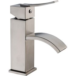 DAWN AB78 1258BN SINGLE-LEVER SQUARE LAVATORY FAUCET IN BRUSHED NICKEL