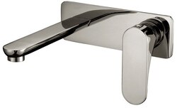 DAWN AB37 1566BN WALL MOUNTED SINGLE-LEVER CONCEALED WASHBASIN MIXER IN BRUSHED NICKEL
