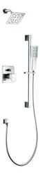 DAWN DSSAA01C ACADIA SQUARE SERIES SHOWER COMBO SET IN CHROME