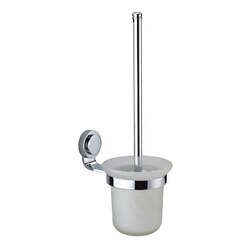 DAWN 9308 CIRCLE SERIES TOILET BRUSH AND GLASS TUMBLER HOLDER IN CHROME