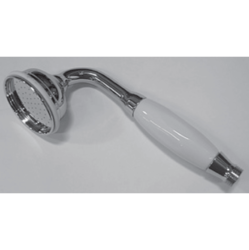 ROHL 9.27385 PERRIN AND ROWE HANDSHOWER ONLY WITH WHITE PORCELAIN INSERT FOR DECK BATH MIXERS EXPOSED TUB FILLERS
