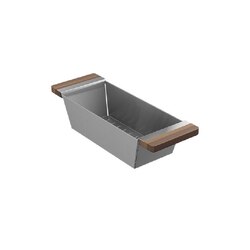 JULIEN 205038 COLANDER 6 X 17-3/8 INCH FOR FIRA SINK WITH LEDGE IN WALNUT