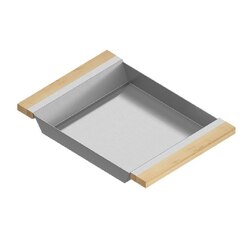 JULIEN 205332 TRAY 12 X 17 INCH WITH HANDLES FOR 16 INCH SINK IN MAPLE