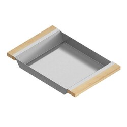 JULIEN 205333 TRAY 12 X 18 INCH WITH HANDLES FOR 17 INCH SINK IN MAPLE