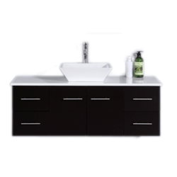 EVIVA EVVN147-48 TOTTI WAVE 48 INCH MODERN BATHROOM VANITY WITH COUNTER-TOP AND SINK