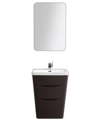 EVIVA EVVN650-25 VICTORIA 25 INCH MODERN BATHROOM VANITY WITH WHITE INTEGRATED ACRYLIC SINK