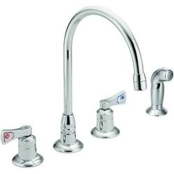 MOEN 8242 M-DURA COMMERCIAL KITCHEN FAUCET WITH SIDE SPRAY