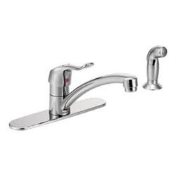 MOEN 8707 M-DURA SINGLE-HANDLE COMMERCIAL KITCHEN FAUCET WITH SIDE SPRAY