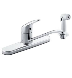 MOEN CA40513 CORNERSTONE SINGLE HANDLE DECK MOUNTED KITCHEN FAUCET WITH SIDE SPRAY