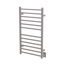 AMBA PRODUCTS RSWHL RADIANT 23-5/8 W X 41-3/8 H INCH LARGE HARDWIRED SQUARE HEATED TOWEL RACK