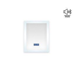 MTD MTD-10224 ENCORE  LED ILLUMINATED BATHROOM MIRROR WITH BUILT-IN BLUETOOTH SPEAKER WITH BLUE SCREEN - 24 X 27 INCH