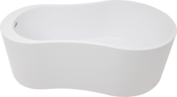 HYDRO SYSTEMS ANA6436HTO METRO COLLECTION ANAHA 64 X 36 INCH HYDROLUXE SS FREESTANDING BATHTUB