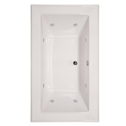 HYDRO SYSTEMS ANG6642ACO DESIGNER COLLECTION ANGEL 66 X 42 INCH ACRYLIC DROP-IN BATHTUB WITH COMBO SYSTEM