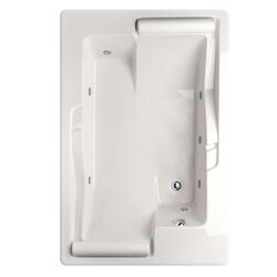 HYDRO SYSTEMS ASH6048ACO DESIGNER COLLECTION ASHLEY 60 X 48 INCH ACRYLIC DROP-IN BATHTUB WITH COMBO SYSTEM