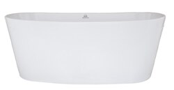 HYDRO SYSTEMS BIS6431HTO METRO COLLECTION BISCAYNE 64 X 31 INCH HYDROLUXE SS FREESTANDING BATHTUB