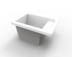 HYDRO SYSTEMS DEL2126ATD DELICATE 21 X 26 INCH ACRYLIC SINK WITH THERMAL AIR SYSTEM (SWITCH)