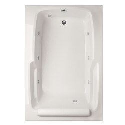 HYDRO SYSTEMS DUO6642ACO DESIGNER COLLECTION DUO 66 X 42 INCH ACRYLIC DROP-IN BATHTUB WITH COMBO SYSTEM