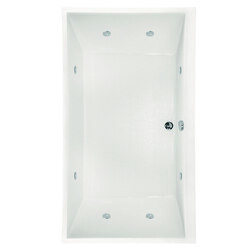 HYDRO SYSTEMS EIL7438ACO DESIGNER COLLECTION EILEEN 74 X 38 INCH ACRYLIC DROP-IN BATHTUB WITH COMBO SYSTEM