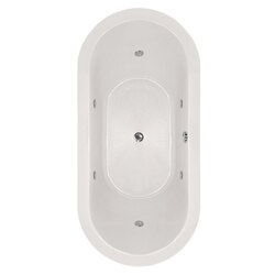 HYDRO SYSTEMS ELL7236ACO DESIGNER COLLECTION ELLE 72 X 36 INCH ACRYLIC DROP-IN BATHTUB WITH COMBO SYSTEM