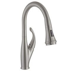 INFURNITURE F-K548ON1-BN PULL OUT KITCHEN FAUCET IN BRUSHED NICKEL