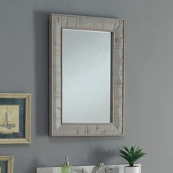 INFURNITURE WK8326M 26 x 36 INCH SOLID RECYCLED FIR MIRROR