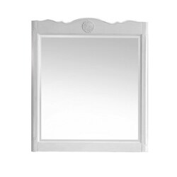 MODETTI MIR081AW-34 PROVENCE 31.5 X 36 INCH MIRROR IN ANTIQUE WHITE