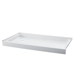 SWISS MADISON SM-SB515 VOLTAIRE 32 X 60 INCH ACRYLIC SINGLE-THRESHOLD SHOWER BASE WITH LEFT-HAND DRAIN