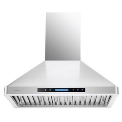 CAVALIERE AIR PRO AP238-PS-29-30 30 INCH WALL MOUNT RANGE HOOD IN STAINLESS STEEL