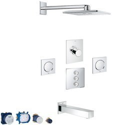 GROHE GROHTHERM COMBO PACK II SHOWER SYSTEM