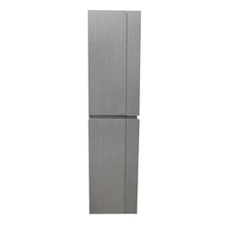 BELLATERRA HOME 804300-GY 15 INCH WALL MOUNT LINEN CABINET IN GRAY