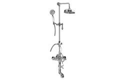 GRAFF CD4.01-LM34S CANTERBURY EXPOSED THERMOSTATIC TUB AND SHOWER SYSTEM WITH HANDSHOWER (ROUGH AND TRIM)