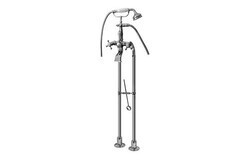 GRAFF G-3895-C2 CANTERBURY EXPOSED FLOOR-MOUNTED TUB FILLER WITH HANDSHOWER SET