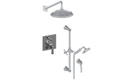 GRAFF G-7288-LM47S-T FINEZZA DUE FULL PRESSURE BALANCING SYSTEM - SHOWER AND SLIDEBAR WITH HANDSHOWER