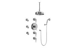GRAFF GA1.221B-LM20S BALI THERMOSTATIC SET WITH BODY SPRAYS AND HANDSHOWER (ROUGH AND TRIM)