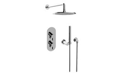 GRAFF GL2.022WD-LM46E0 TERRA THERMOSTATIC SHOWER SYSTEM - SHOWER WITH HANDSHOWER