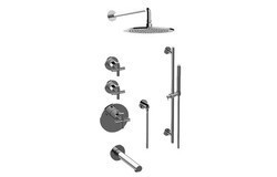 GRAFF GL3.J12ST-C17E0 M.E.25 THERMOSTATIC SHOWER SYSTEM - TUB AND SHOWER WITH HANDSHOWER