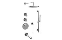 GRAFF GL3.J12ST-RH0 M.E.25 THERMOSTATIC SHOWER SYSTEM - TUB AND SHOWER WITH HANDSHOWER