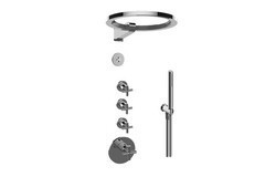 GRAFF GL4.029SC-C17E0 TERRA THERMOSTATIC SET WITH AMETIS RING AND HANDSHOWER (ROUGH AND TRIM)