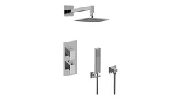 GRAFF GM2.022WD-LM31E0 SOLAR THERMOSTATIC SHOWER SYSTEM - SHOWER WITH HANDSHOWER