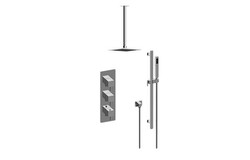 GRAFF GM3.011WB-LM39E0 QUBIC TRE THERMOSTATIC SHOWER SYSTEM - SHOWER WITH HANDSHOWER
