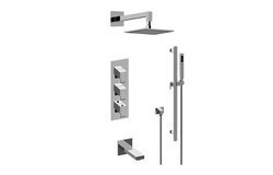 GRAFF GM3.612WT-LM38E0 QUBIC FULL THERMOSTATIC SHOWER SYSTEM (ROUGH AND TRIM)