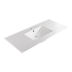 BELLATERRA 304922-A 49 INCH SINGLE SINK CERAMIC TOP WITH SINGLE HOLE