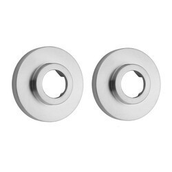 JACLO 6603 BRASS CONTEMPORARY SHOWER CURTAIN ROD FLANGES