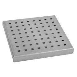 JACLO 6202-6 6 X 6 INCH SQUARE DOTTED CHANNEL DRAIN GRATE