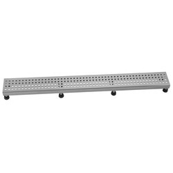 JACLO 6222-24 24 INCH CHANNEL DRAIN SQUARE DOTTED GRATE