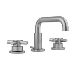 JACLO 8882-T630 DOWNTOWN CONTEMPO FAUCET WITH ROUND ESCUTCHEONS AND LOW CONTEMPO CROSS HANDLES