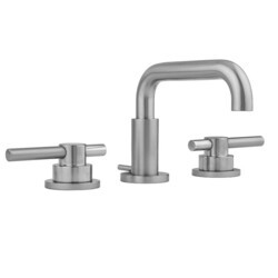 JACLO 8882-T638-1.2 DOWNTOWN CONTEMPO FAUCET WITH ROUND ESCUTCHEONS AND PEG LEVER HANDLES -1.2 GPM